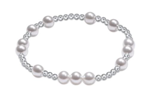 Enewton - Hope Unwritten Sterling 6mm Bead Bracelet - Pearl