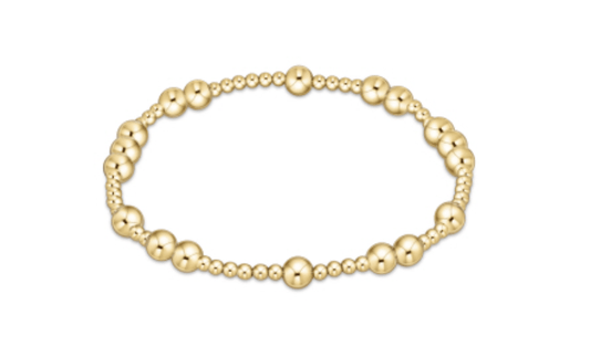 Hope Unwritten 5mm Bead Bracelet - Gold - Findlay Rowe Designs