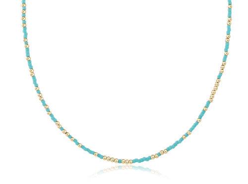 ENEWTON - 15" choker hope unwritten - cyan - Findlay Rowe Designs