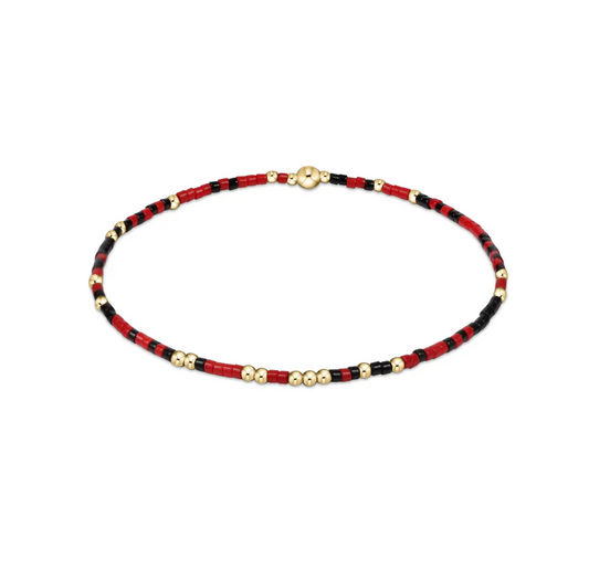 Enewton - Gameday Hope Unwritten Bracelet - Bright Red-Onyx - Findlay Rowe Designs