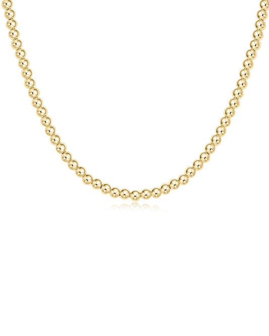 Enewton - 15" Choker Classic Gold 4mm Bead - Findlay Rowe Designs