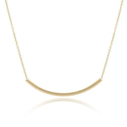 Enewton - Bliss Bar Smooth 16in Necklace - Gold - Findlay Rowe Designs
