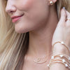 Enewton - 16" Necklace gold - Bliss Bar Smooth - Findlay Rowe Designs