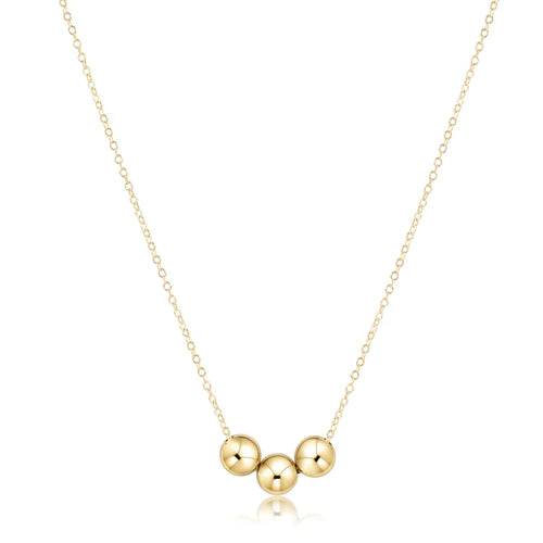 Enewton - 16in Necklace Gold - Joy 6mm Beads - Findlay Rowe Designs