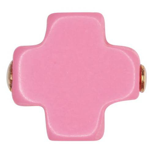 Enewton - egirl 14" Necklace Gold - Signature Cross Bright Pink