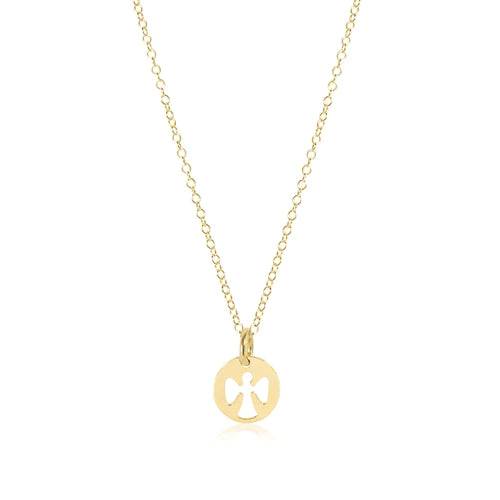 enewton egirl - guardian angel necklace gold