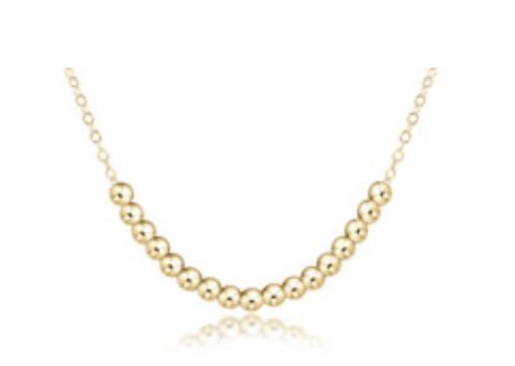 Enewton Gold Beaded Bliss necklace with 2.5mm beads