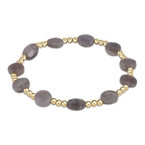Enewton - Admire Gold 3mm Bead Bracelet - Labradorite - Findlay Rowe Designs