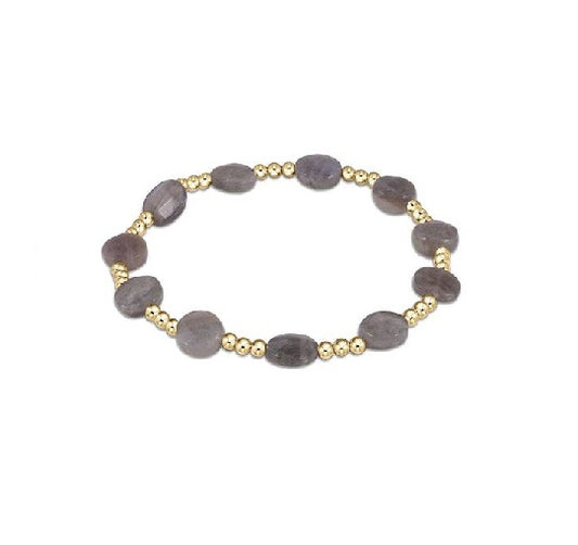 Enewton - Admire Gold 3mm Bead Bracelet - Labradorite - Findlay Rowe Designs