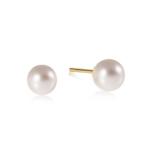 Enewton - classic 8mm ball stud - pearl - Findlay Rowe Designs