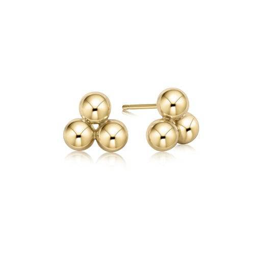 Enewton - classic cluster stud - 6mm gold - Findlay Rowe Designs