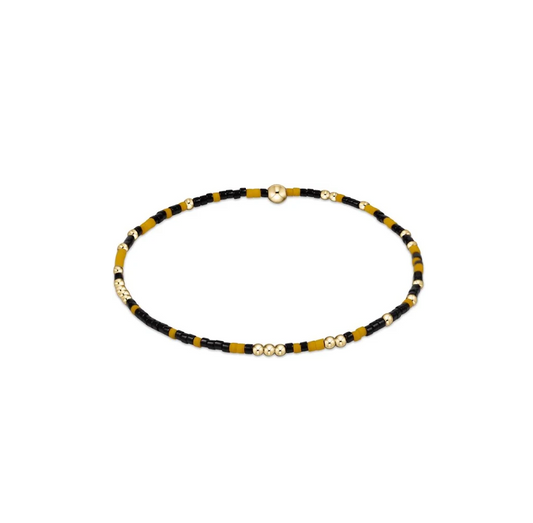ENewton Game Day Golden Yellow/Onyx Hope Unwritten Bracelet