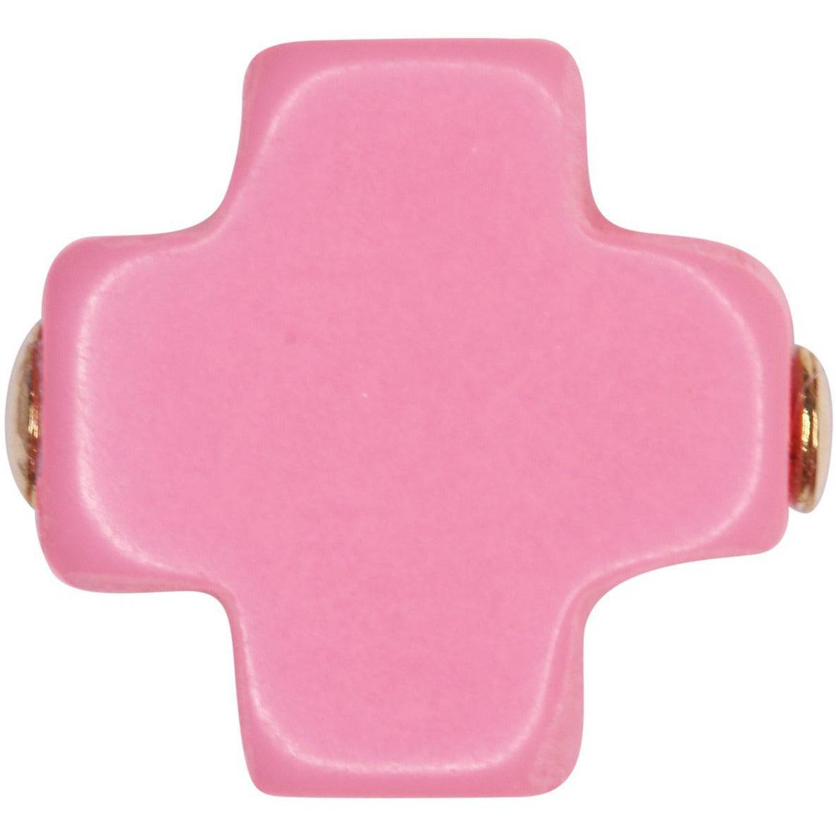 Enewton - earring - Signature Cross Studs - Bright Pink - Findlay Rowe Designs