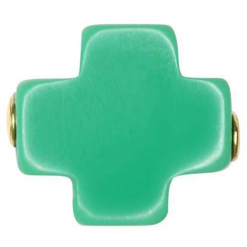 Enewton - earring - Signature Cross Studs - Emerald - Findlay Rowe Designs