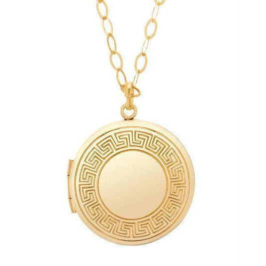 enewton - necklace - 28.5" Necklace Gold - Cherish Medium Gold Locket - Findlay Rowe Designs