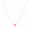 Enewton - Necklace Gold - Signature Cross - Hot Pink - Findlay Rowe Designs
