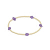Enewton - EGirl Signature Cross Gold Small 2mm Bracelet - Purple - Findlay Rowe Designs