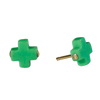 Enewton - Earring - Signature Cross Studs - Emerald - Findlay Rowe Designs