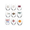 Queens Jewels - Stemless Wine - Jeweled - Findlay Rowe Designs