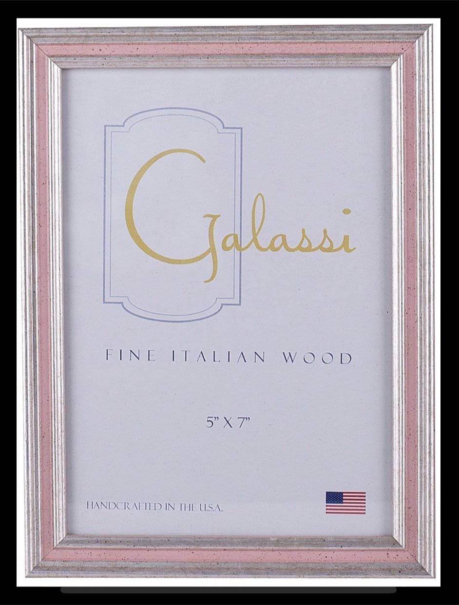 F.G. GALASSI - SILVER W PINK CHANNEL 5X7 - Findlay Rowe Designs