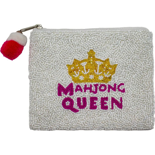 Beaded Pouch - Mahjong Queen - Findlay Rowe Designs