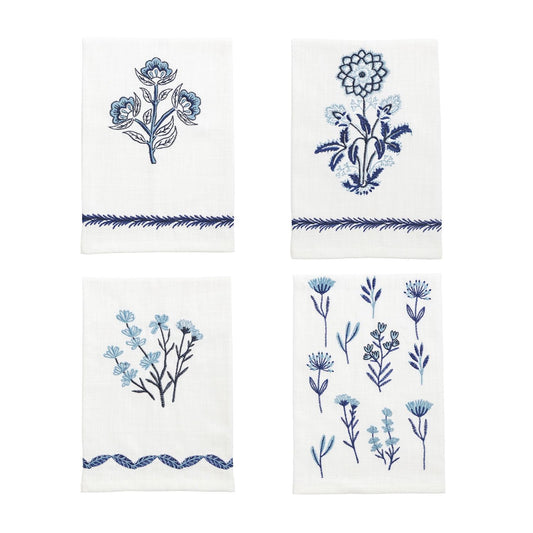 Mud Pie - Towel - Blue Flower - Findlay Rowe Designs