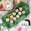 Vietri - Rectangular Platter - Fiabe Di Natale - Green - Findlay Rowe Designs