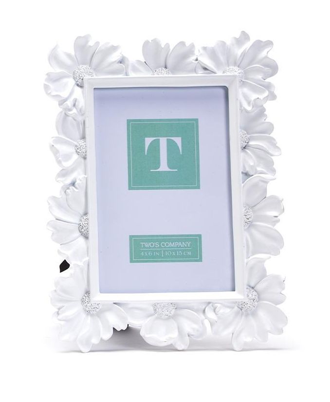 Two's Company- White Daisy Frame - Findlay Rowe Designs