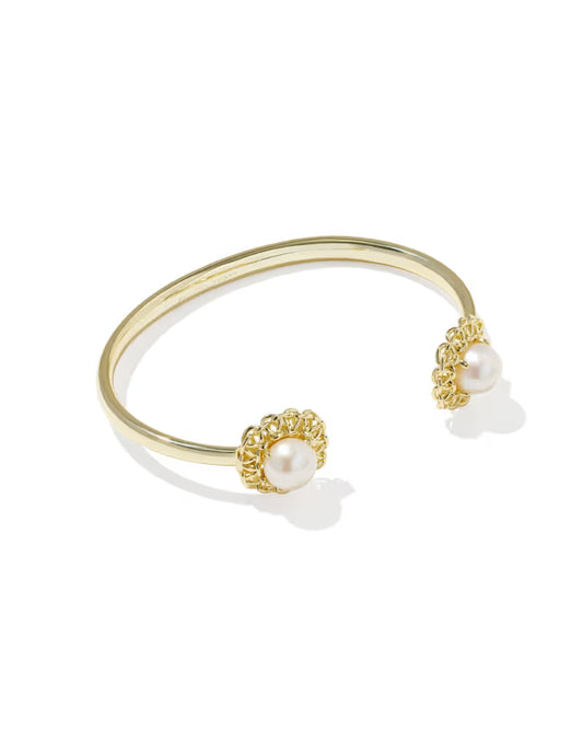 Kendra Scott - Bracelet - Gabriella Gold Pearl Cuff - Findlay Rowe Designs