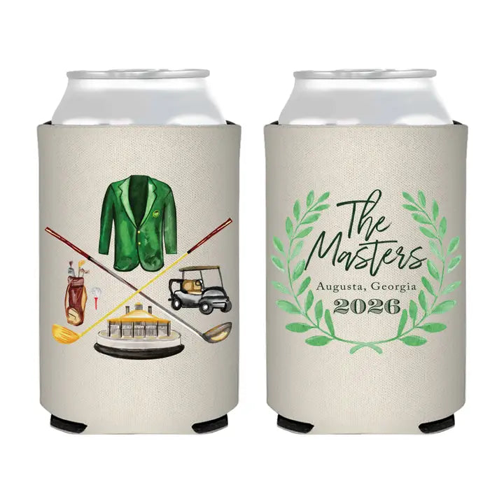 Can Cooler - Golf - 2026 Masters Collage - Findlay Rowe Designs