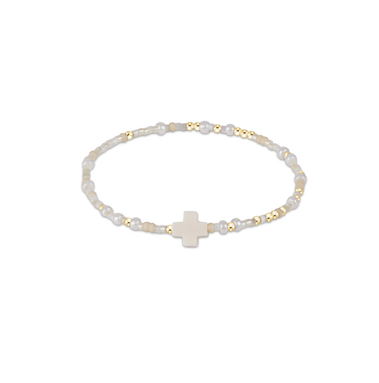 Enewton - Egirl Hope Unwritten Signature Cross Bracelet -  Oh Snow You Didn't - Findlay Rowe Designs