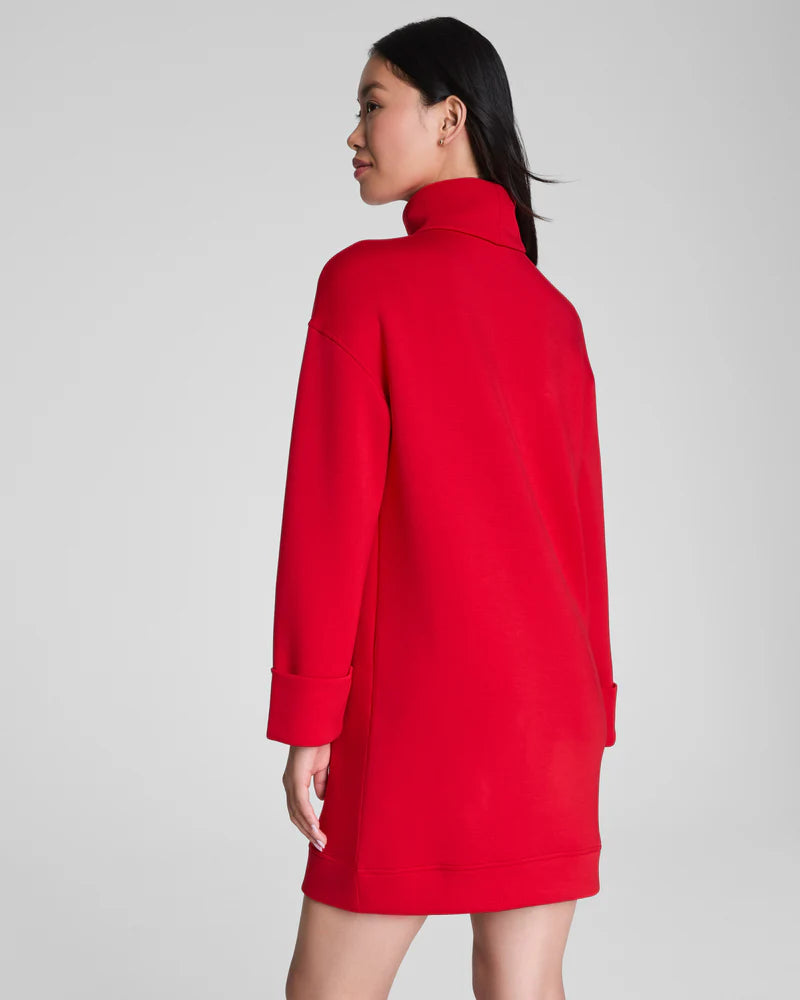 SPANX AirEssentials Turtleneck Dress - SPANX Red / S SPANX AirEssentials Turtleneck Dress - SPANX Red / S