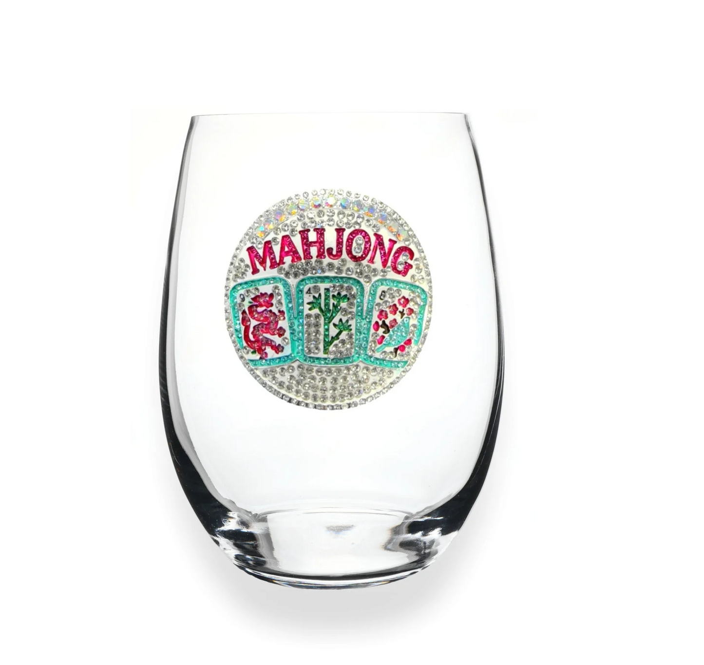 Queens Jewels - Stemless Wine - Jeweled Sports