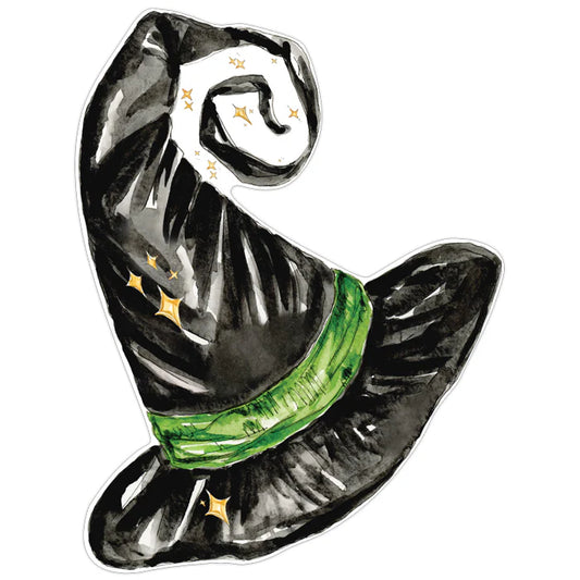 Rosanne Beck - Placemats - Wicked Witch Hat Die-Cut - Black