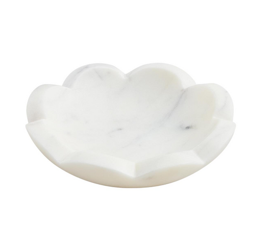 Mud Pie - Serving Dish Marble Scallop - Findlay Rowe Designs