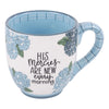Glory Haus - Coffee Mug - Mercies Are New Hydrangea - Findlay Rowe Designs