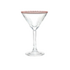 Martini  Glass - Peppermint Twist - Red - Findlay Rowe Designs