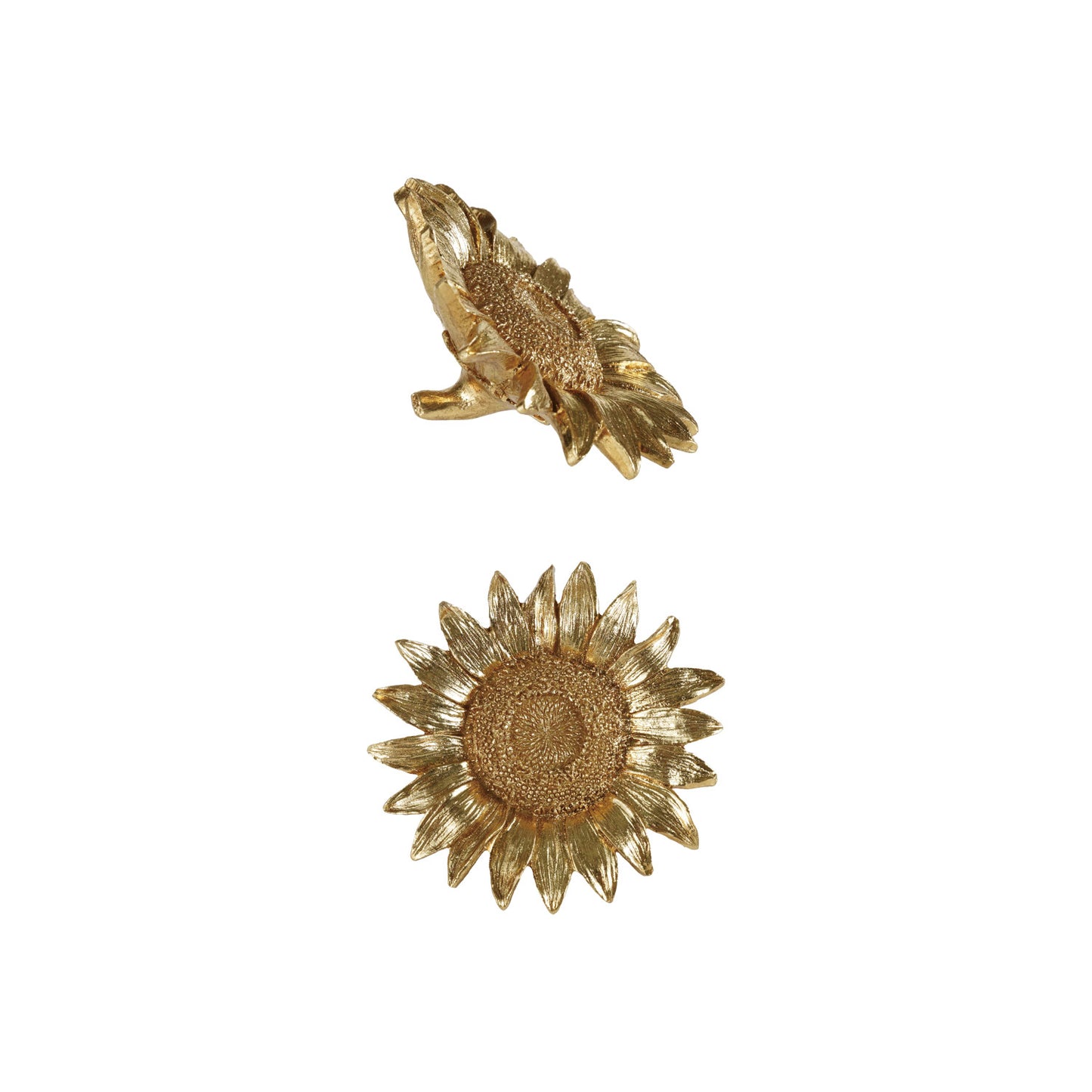 Sculpture - Sunflower - Gold Resin - Findlay Rowe Designs