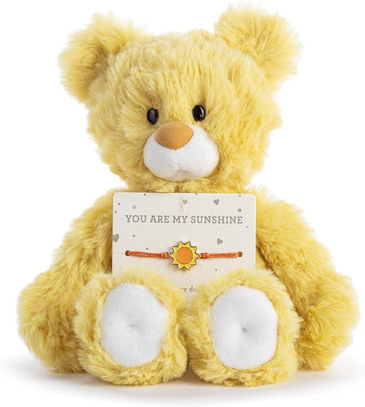 Demdaco - Beary Charmings - You Are My Sunshine Bear/ Bracelet Set