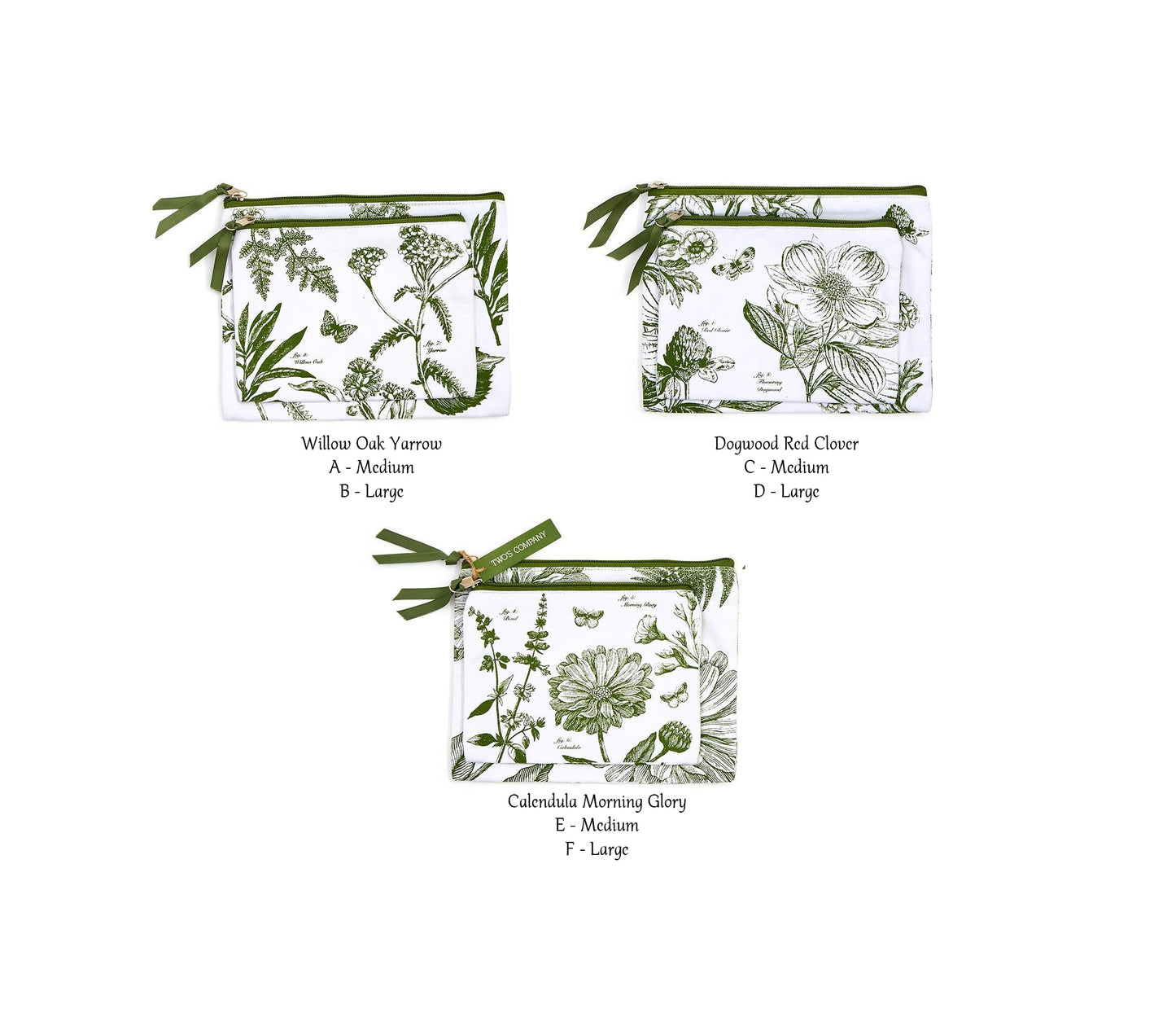 Accessory Pouch - Botanical Print - Assorted - Findlay Rowe Designs