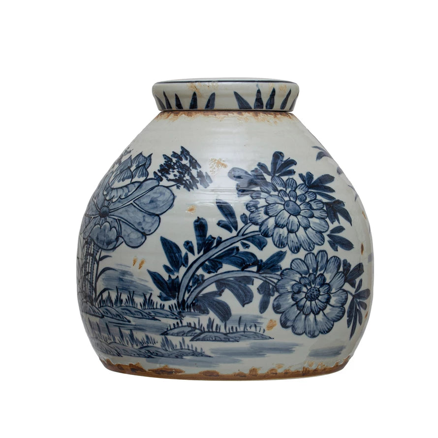 Ginger Jar - Stoneware 11in - Findlay Rowe Designs