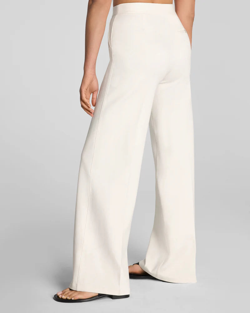 Spanx - Pant - SpanxSupersmooth PerfectFit Ponte - Wide Leg - Ivory - Findlay Rowe Designs