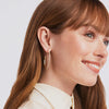 Julie Vos - Earring - Windsor Hoop - Aquamarine Blue - Small - Findlay Rowe Designs