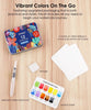 Grabie - Watercolor Pocket Set Of 12 With Brush - Essential Colors