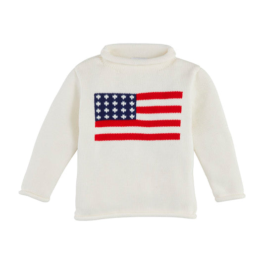 Mud Pie - Baby - Sweater - Flag Rollneck - Findlay Rowe Designs