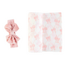 Mud Pie- Bow Swaddle &amp; Headband Set - Findlay Rowe Designs