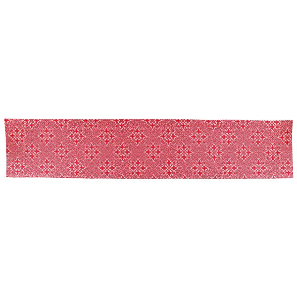Vietri - Table Runner - Damask Red