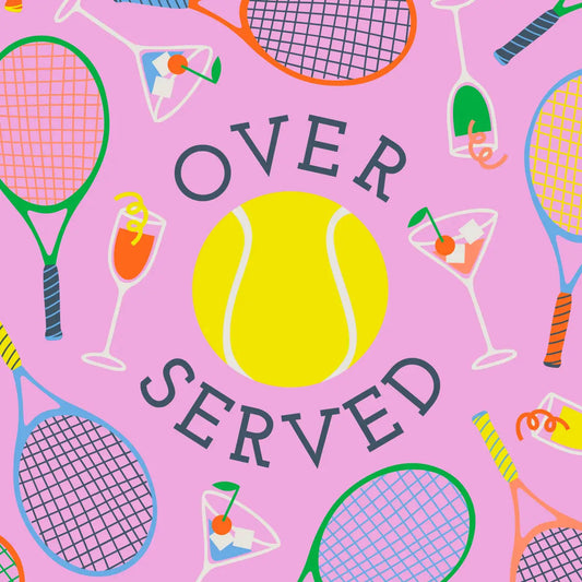 Napkin - Cocktail - Tennis - Overserved - Findlay Rowe Designs