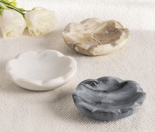 Mud Pie - Marble Scallop Dish - Findlay Rowe Designs