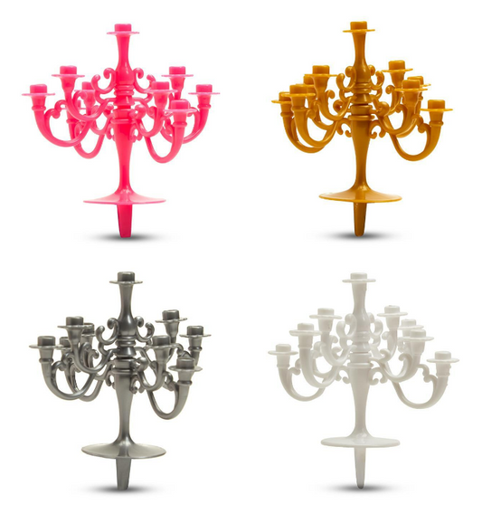 Two's Company- Candelabra Cake Topper